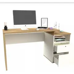 NACION MUEBLES - ESCRITORIO BLANCO KIRA NM