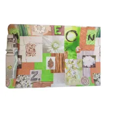 GENERICO - Alfombra tapete decorativa antideslizante verde 50x80cm