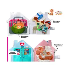 CUENTA OVEJAS - Libro Sensorial de Tela con Actividades de Veterinaria