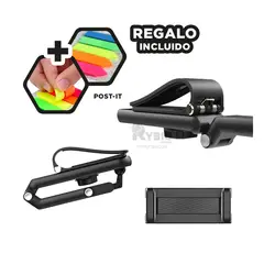 GENERICO - Sujetador Ajustable de Telefono Y+Regalo Ligas para Peinar