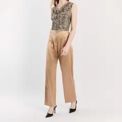 CAMILA VIALI - Pantalón Illeana Beige