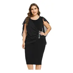 GIOIO - Vestido De Encaje Sexy De Talla Grande Para Mujer
