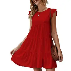 GIOIO - Vestido Midi Casual De Verano Para Mujer Vestido De Playa