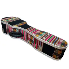 GENERICO - Estuche Para Charango Hard Case De Manta y Bordes d Aluminio