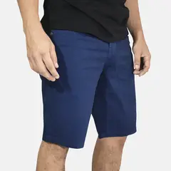 YONISTERS CLOTHING - Short Drill Clásico Azul Acero