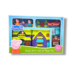 PEPPA PIG - JUGUETE CASA GRANDE X 4 PERSONAJES