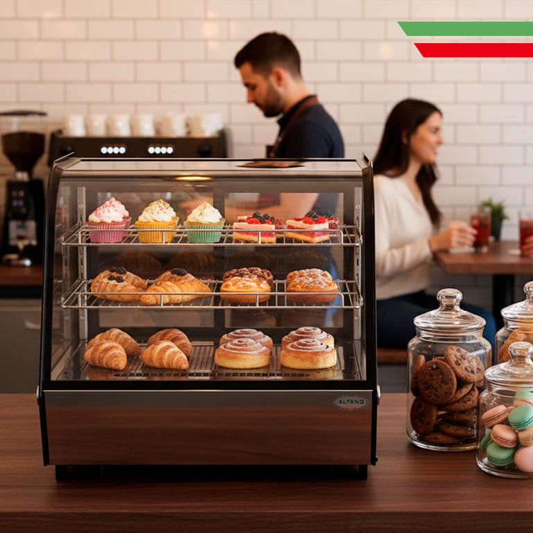 Vitrina Exhibidora de Mesa 140 Litros hasta 12°C 2 Divisiones CTD-140