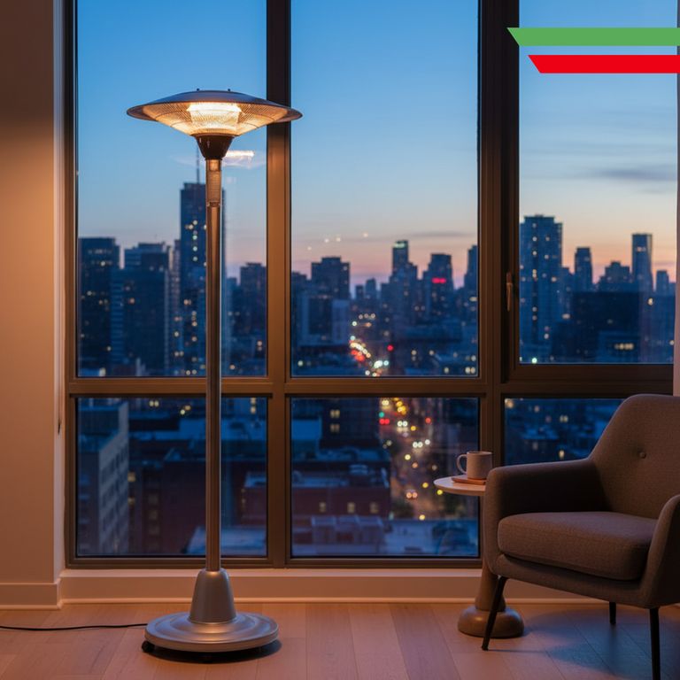 Estufa Eléctrica Hasta 25 m² Potencia 3000W Diseño Lámpara PHH3000BS