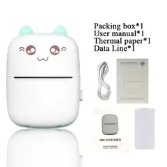 OEM - MINI Impresora Portátil Térmico 58mm Android IOS conexión Bluetooth