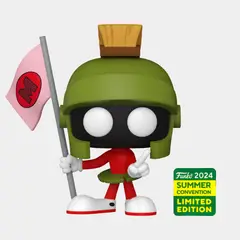 FUNKO - POP! ANIMATION: LOONEY TUNES - MARVIN THE MARTIAN (WITH FLAG) - 2024 SUMMER CONVENTION (LIMITED EDITION)