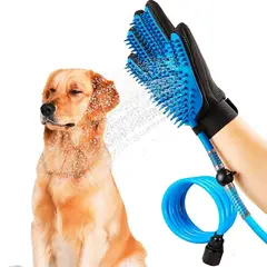 OEM - Guante De Baño Para Mascotas Con Manguera Peina Y Masajea