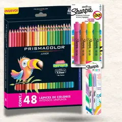 SHARPIE - Kit Prismacolor 48 + 4 + 1 Permanente + 2 Pastel