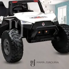 CONFORT - Carro a Batería 4x4 «UTV CRASH RALLY» Licenciado White