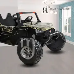 CONFORT - Carro a Batería 4x4 «UTV CRASH RALLY» Licenciado Green