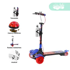 GENERICO - Scooter Musical con tomatodo Roxxy Spider