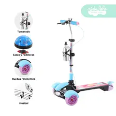 GENERICO - Scooter Musical con tomatodo Roxxy Lila