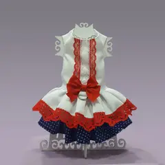 GENERICO - VESTIDO MODELO AMERICANO COLOR BLANCO TALLA XXL