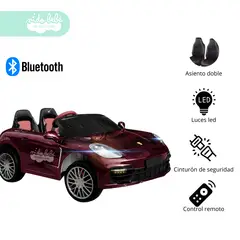 GENERICO - Carro a Batería modelo Porsche Borgoña