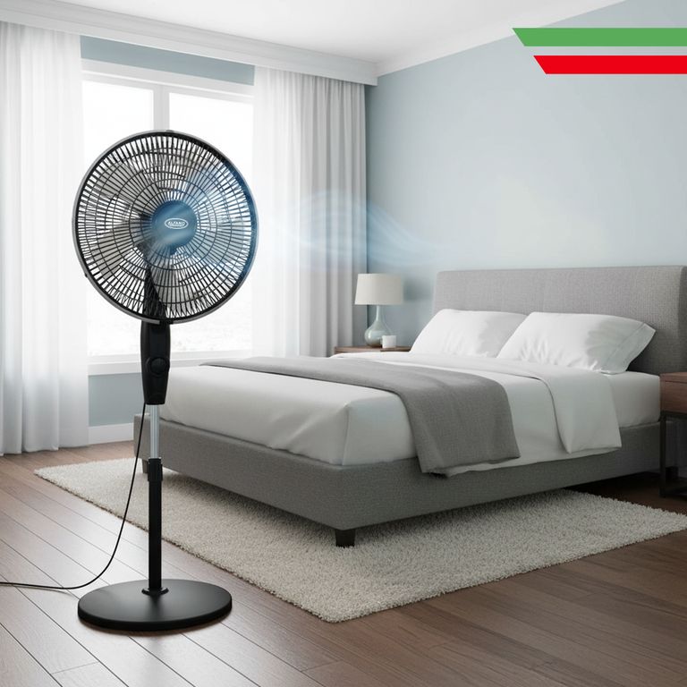 Ventilador de Piso 114cm 5 aspas Silencioso 16" 45W AL-16L