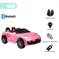 GENERICO - Carro a Batería modelo Porsche Pink