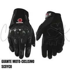 SCOYCO - GUANTES MC09 NEGRO TALLA M MOTO-CICLISMO