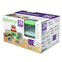 RUBBERMAID - Juego de 14 Recipientes para Alimentos Sistema 65602ZS