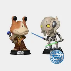 FUNKO - POP STAR WARS DUELS - JAR JAR BINKS VS GENERAL GRIEVOUS 2PACK