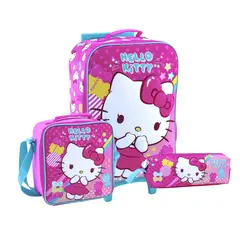 SCOOL - Set HELLO KITTY Maleta-Lonchera-Cartuchera marca