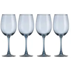 HOME ESSENTIALS - Set x 4 copas vino Sorento 450ml azul