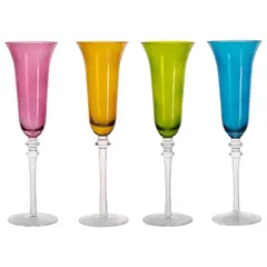 HOME ESSENTIALS - Set x 4 copas de champán Toro 177ml