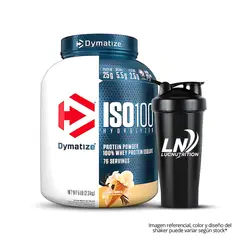 DYMATIZE - Iso 100 5 LB - Vanilla Gourmet + shaker