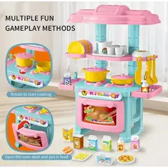 GENERICO - Mini Cocinita Didactica Armable 46 piezas