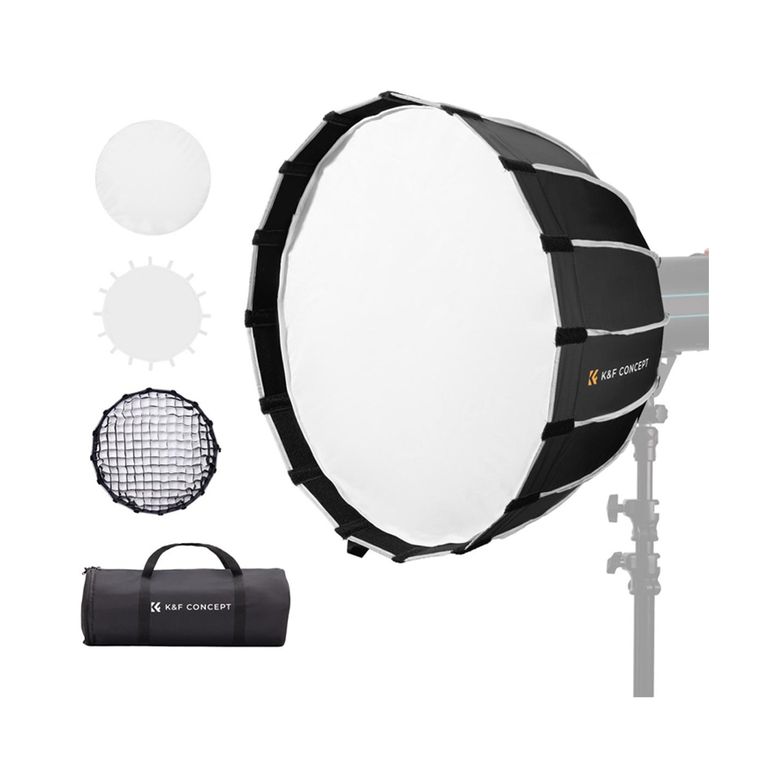 Sofbox Parabolico 120cm - Armado Rapido KF18.0008v2
