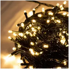 INSPIRA MARKET - Tira de 200 Luces LED Navideñas Cálidas