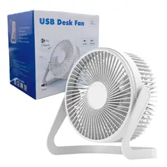 GENERICO - Ventilador de Escritorio Silencioso 24CM YR-S802 - Blanco