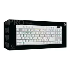 LOGITECH - TECLADO PRO X TKL LIGHTSPEED WHITE 920-012143 GAMING