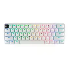 LOGITECH - Teclado G Pro X 60 Blanco Lightspeed Rgb Bluetooth