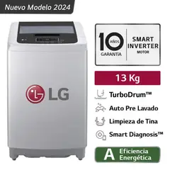 LG - Lavadora WT13DPBK Smart Motion Carga Superior 13kg Gris