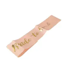 GENERICO - Banda novia despedida de soltera Bride to be oro rosa