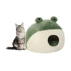 S&T - Cama Rana Cueva Para Mascotas Suave - Talla M