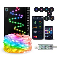 GENERICO - Luces Led Smart Bluetooth Metros App Control Colores Rbg