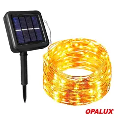 OPALUX - Guirnalda De Luces Led - Luz Decorativa Con Panel Solar
