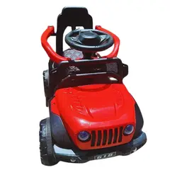 GENERICO - Moto Eléctrica Tipo Jeep para niño roja