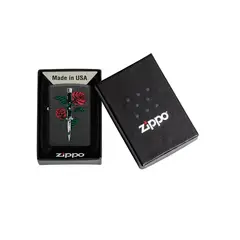 ZIPPO - Encendedor Rose Dagger Tattoo Design