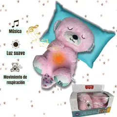 GENERICO - Peluche Nutria Original Que Respira Musical Con Luz-ROSADO