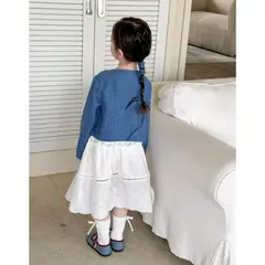 GENERICO - SHEIN Chaqueta de manga larga con ribete