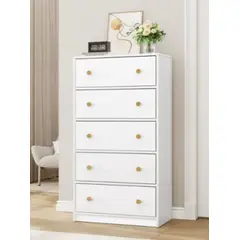 NACION MUEBLES - CÓMODA BLANCA TOMY NM