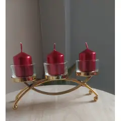 GENERICO - Adorno Portavela Lume 18x8x12 cm