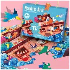 PEQUEÑAS TRAVESURAS - Rompecabezas para Niños Arca de Noé 72 piezas