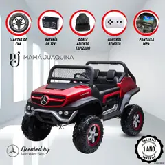 MERCEDES BENZ - Carro a Batería 4x4 «PRIME UNIMOG» Licenciado Red